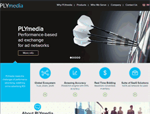 Tablet Screenshot of plymedia.com